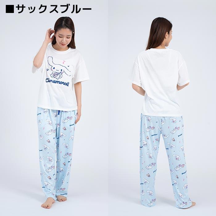 送料無料 シナモロール パジャマ Tシャツ セットアップ 上下 M