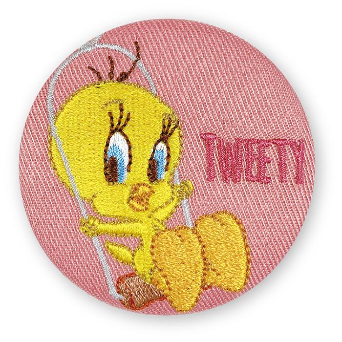 送料無料 [12個入BOX] ルーニー・テューンズ なかまたち2 刺繍缶バッジ