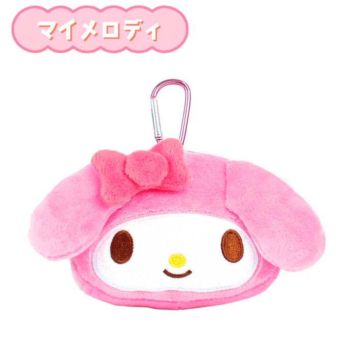サンリオ カラビナ付き ぬいぐるみ ポーチ キーホルダー 小物入れ ミニポーチ バッグチャーム マイメロ クロミ シナモ ポムポムプリン ポチャッコ ハンギョドン |  | 05