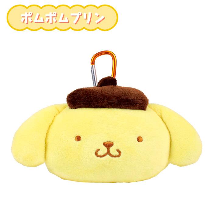 サンリオ カラビナ付き ぬいぐるみ ポーチ キーホルダー 小物入れ ミニポーチ バッグチャーム マイメロ クロミ シナモ ポムポムプリン ポチャッコ ハンギョドン |  | 08