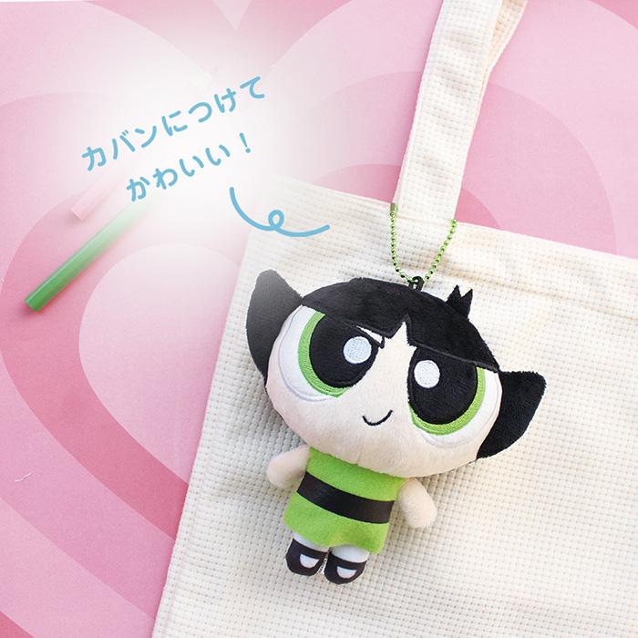 パワーパフガールズ ぬいぐるみマスコット キーホルダー バッグ