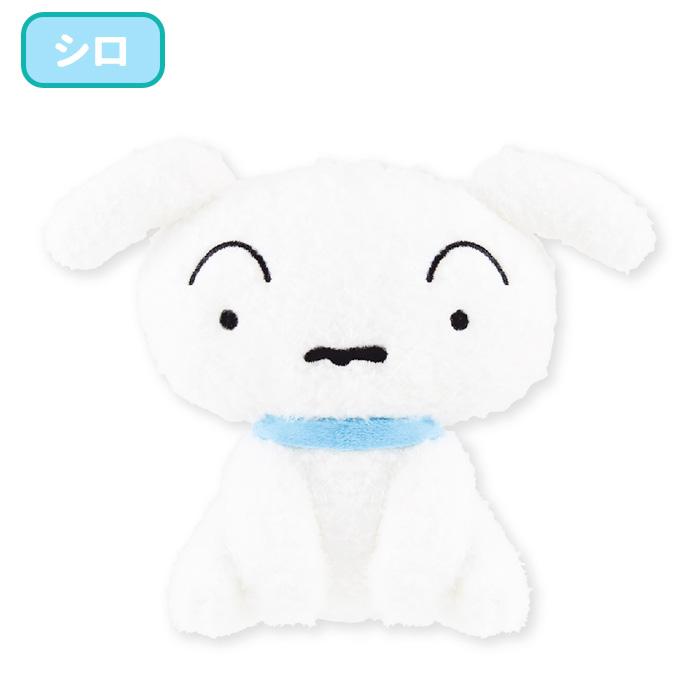 クレヨンしんちゃん おすわりマスコット ぬいぐるみ ホワイト クレヨンしんちゃん おすわりマスコット ぬいぐるみ ホワイト