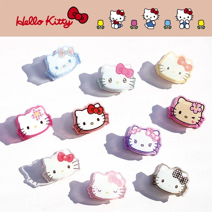 Sanrio サンリオ キティ ノベルティ カード入れ クリップ 送料無料 [12個入BOX] サンリオ シークレット アクリルクリップ