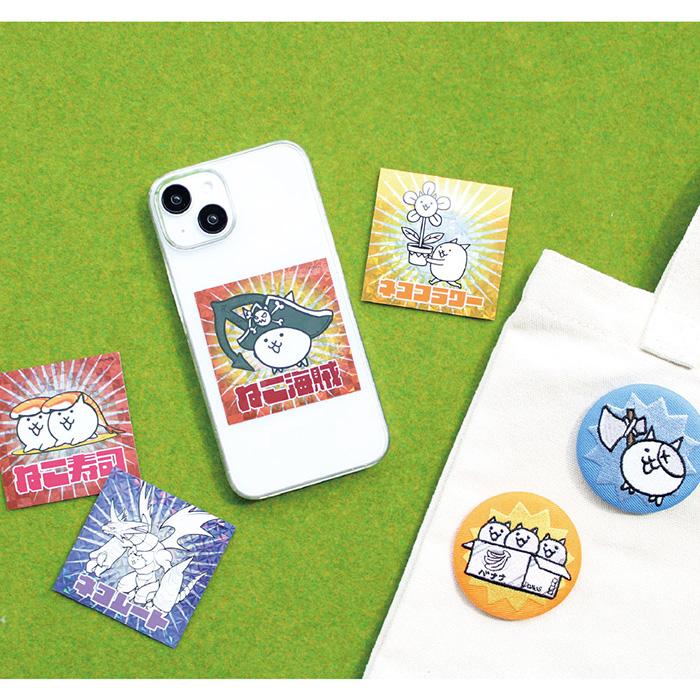 送料無料 [10個入BOX] にゃんこ大戦争 シークレット 刺繍缶バッジ BOX