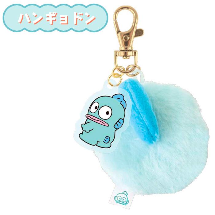 送料無料 サンリオ アクリル付きしっぽチャーム キーホルダー