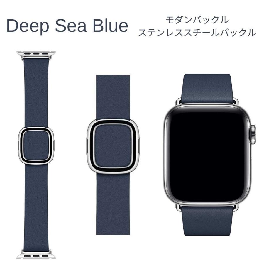 Apple純正】 Apple Watch 40mm モダンバックル S 本革 ステンレス 