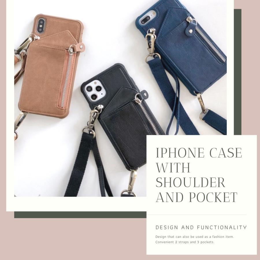 ショルダー カードポケット コインケース 斜め掛け ポシェット ポーチ 小銭入れ カード収納 定期入れ Iphone スマホ ケース カバー Ica 012 Starseedヤフーショッピング店 通販 Yahoo ショッピング