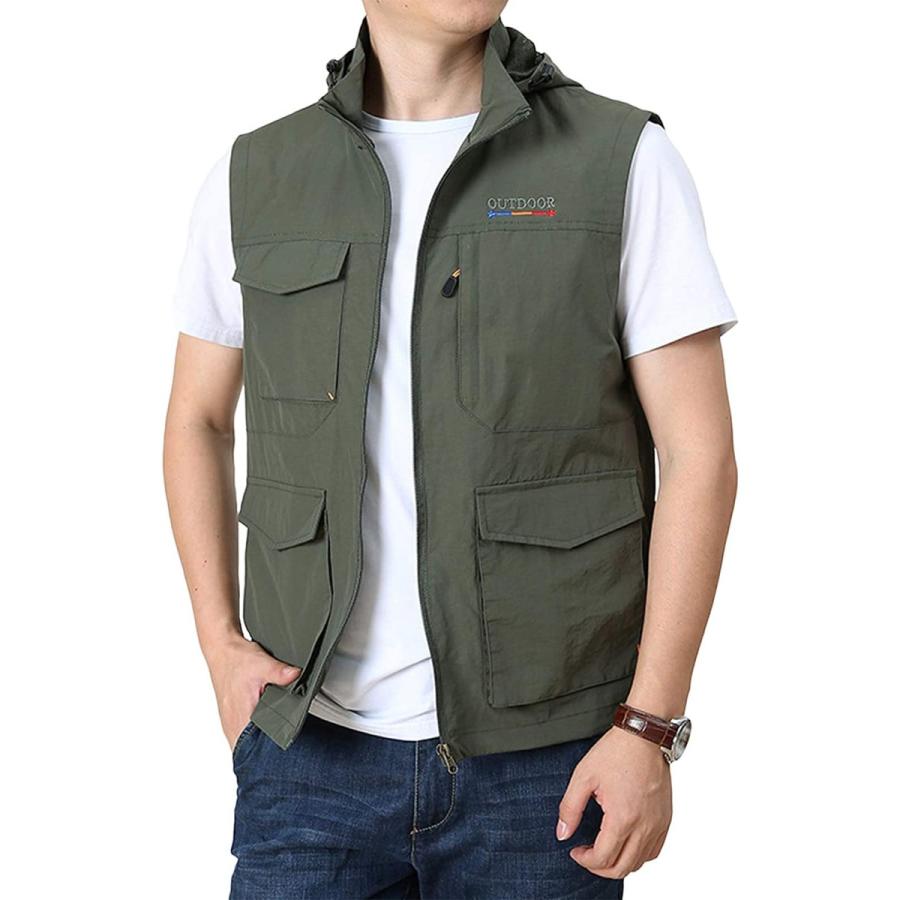 売店 フィッシングベスト 渓流 オシャレ 釣りベスト 裏メッシュ カメラマンベスト 軽量 撮影 キャンプ 登山 作業 アウトドア ベスト メンズ 夏 ナイロ East Wind Jp