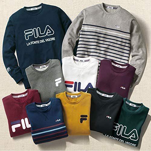 <FILA フィラ> 吸汗速乾ブランドトレーナー メンズ レディース マスタード S 444285043|starshipstore|03