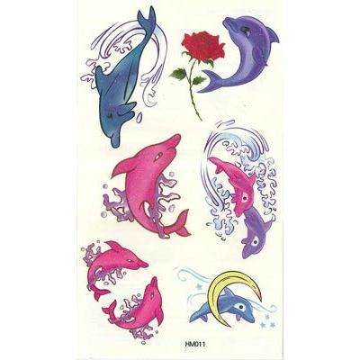 タトゥーシール イルカ 海豚 17x10cm ハロウィン 仮装 コスプレ Hm011 Hm011 スターショップ 通販 Yahoo ショッピング