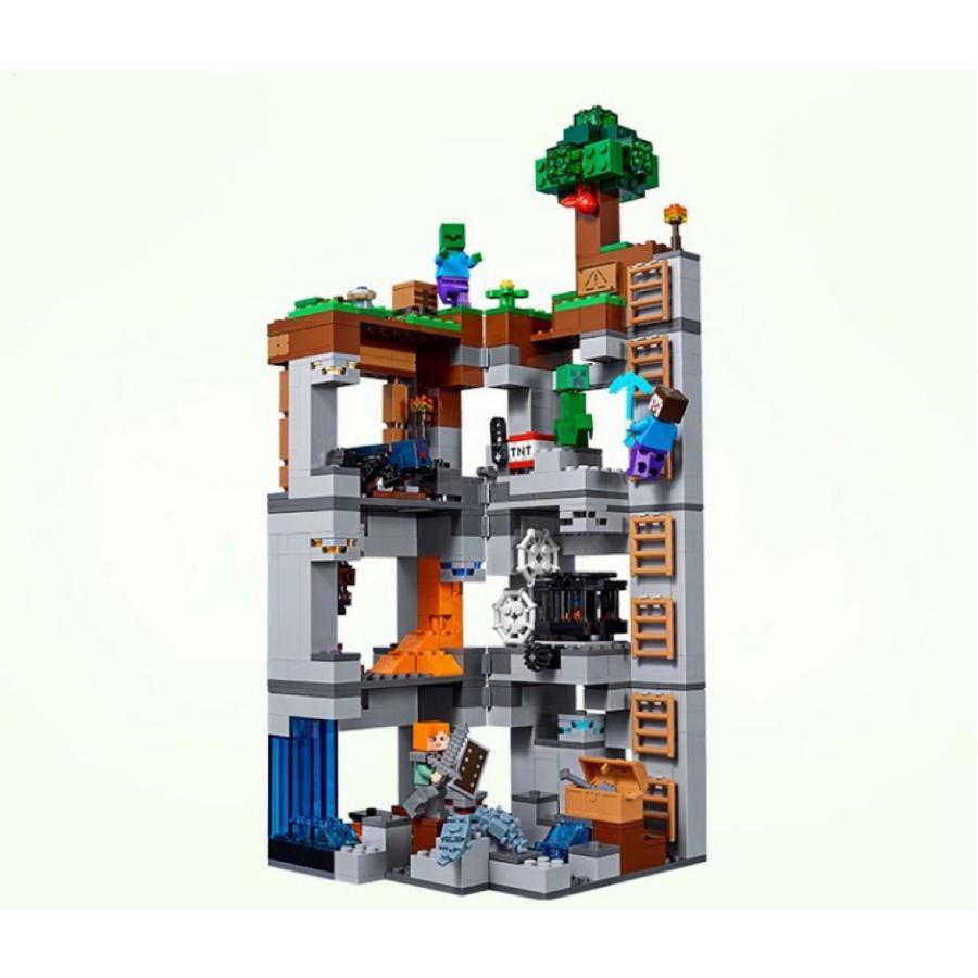 LEGO レゴ マインクラフト マイクラ 風 ブロック 互換 ベッドロックの冒険 21147 ミニフィグ 知育玩具 種類 フィギュア 互換品 人形 誕プレ クリスマス 冬休み｜starshopstore｜07