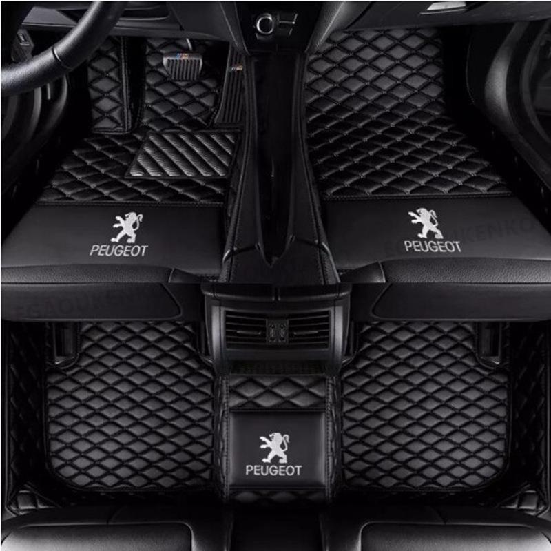 プジョー Peugeot 3008 2010~ ロゴ フロアマット トランクマット 前後座席 右ハンドル用｜starshopstore｜02