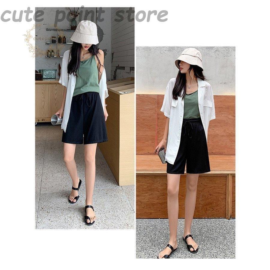 ショートパンツ レディース ボトムス ゆったり 涼しい ハーフパンツ オシャレ スポーツ 夏 夏服 接触冷感 着痩せ ランニング カジュアル お洒落 17人気の