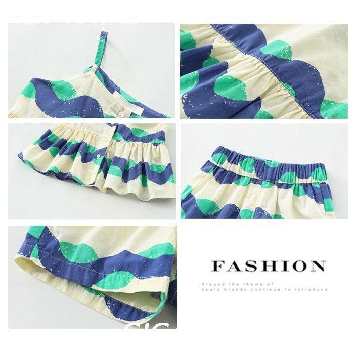 史上一番安い ウエア 子ども服 女の子 幼児 夏服 セットアップ 可愛い 上下セット 子ども服 女の子 幼児 夏服 セットアップ 可愛い 上下セット キッズ 姉妹 ベビー スリングトップ ショーツ 夏着 お出かけ 通園 通学 レジャー コットン 80 130 Www Threeriversofs Com