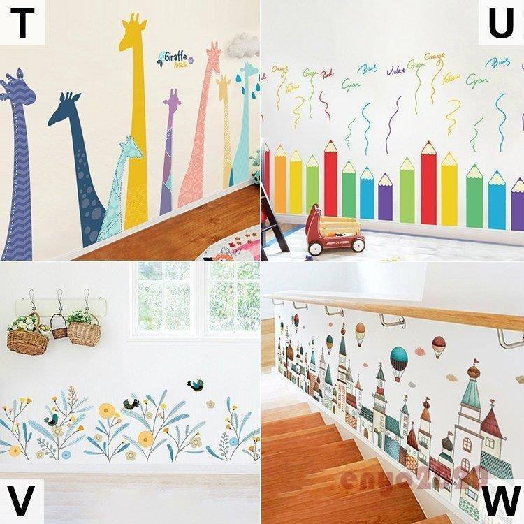 流行 インテリア 雑貨 ウォールステッカー ルームデコ 壁紙デコ 壁紙シール アニマル 子ども部屋 カラフル レッド グリーン ブルー Agm57 その他テーブル カラー H Teambody Ir