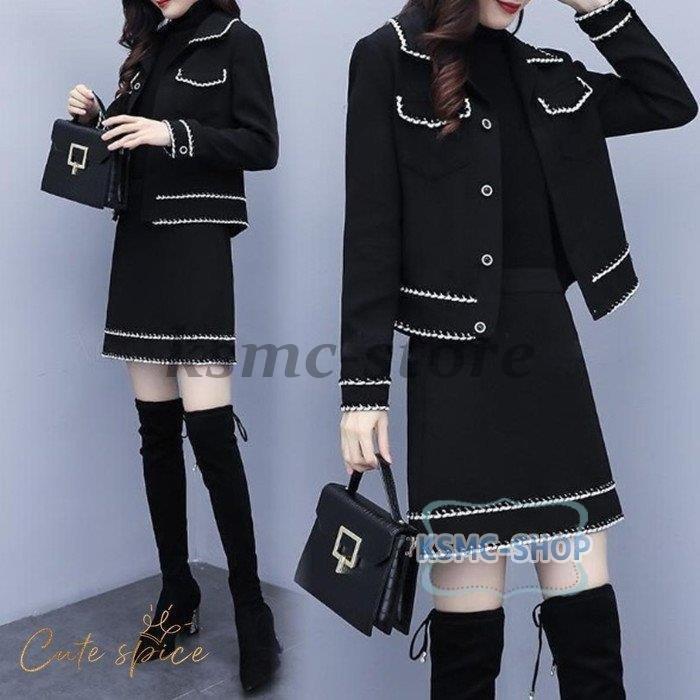 スカートセットアップ レディース 2点セット ジャケット 上下セット 膝丈スカート 膝丈スカート スカートスーツ ジャケット コート レディース アウター 通勤 オフィス G1ya8 Star3 40代 Ol 30代 おしゃれ 着痩せ