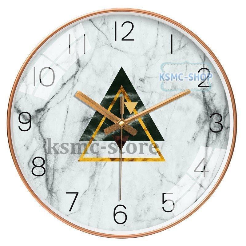 返品交換不可 掛け時計 北欧 おしゃれ 音がしない 静音 引越し祝い 結婚祝い プレゼント ギフト 丸型 大理石調 三角 ホワイト ブラック ゴールド ピンク Ake21b 掛け時計 壁掛け時計 カラー E Www Oroagri Eu