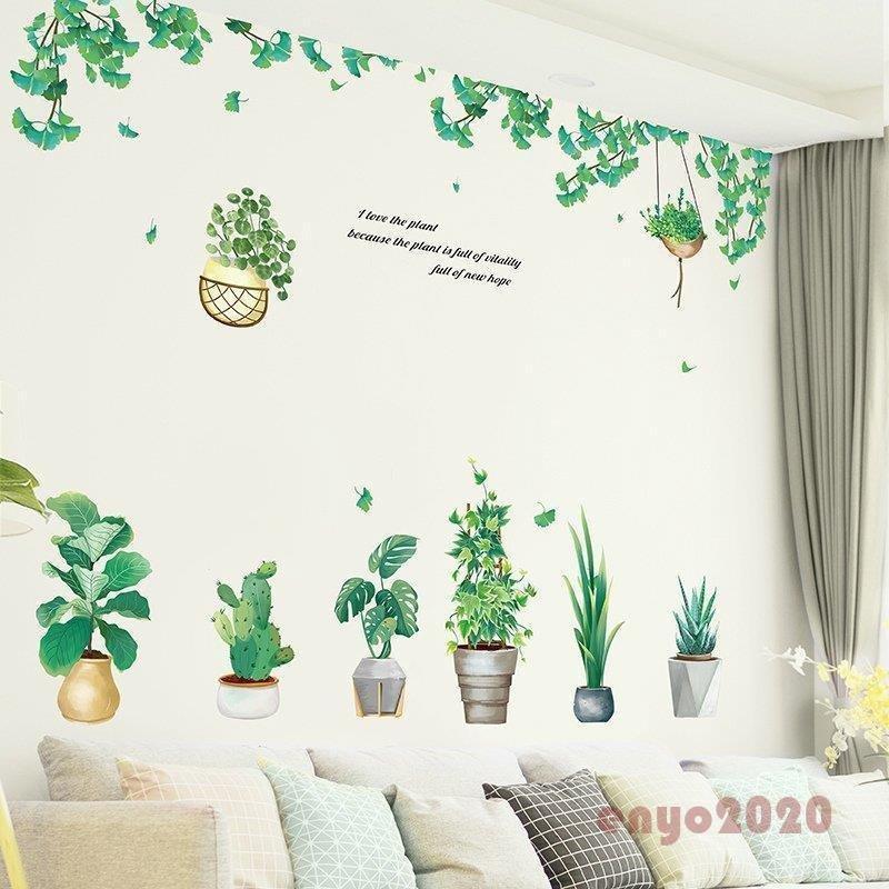 壁紙デコ ルームデコ ウォールステッカー 雑貨 インテリア 壁紙シール Agi08b ピンク グリーン リゾート 南国風 ボタニカル 緑 花 植物 その他テーブル 出産祝い Ahmedmostafa Us