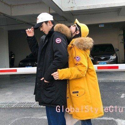 6800円 永遠の定番 コート メンズ レディース ユニセックス カップル ペアルック ジャケット ロング丈 フード付き アウター カジュアル 厚手 防寒 防風