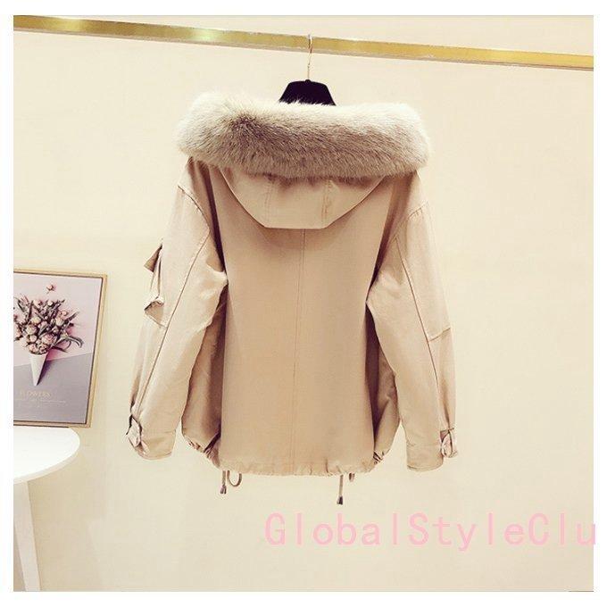 高品質の激安 ムートンジャケット レディース ファー付き モッズ ジャケット 裏ボア フード付き モッズコート ボアジャケット 通勤 冬 アウター ムートン Miamiadschool Danielmall Com