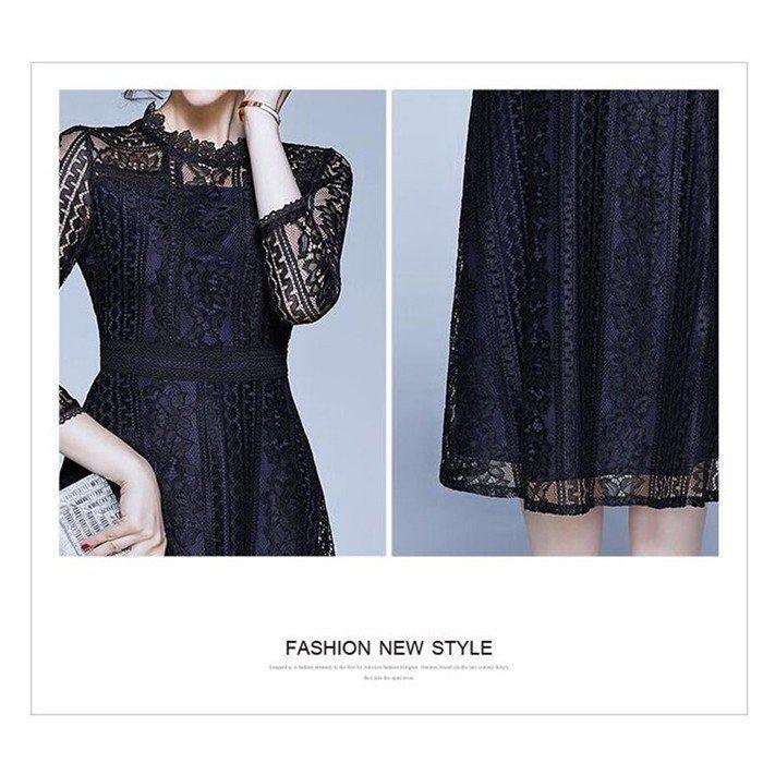 高価値 服装 発表会 結婚式 パーティードレス 入園式 同窓会 ミモレ丈 ワンピース 謝恩会 サイズ 長袖 ミモレ丈 パーティードレス 総レース 二次会 Aライン サイズ S Michiganestateplanning Com