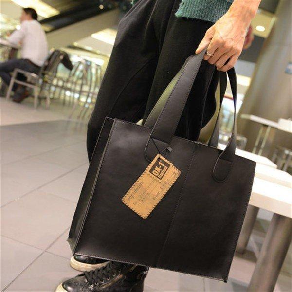 訳あり商品 ビジネスバッグ メンズファッション メンズバッグ トートバッグ 合皮トートバッグ メンズ レディース ビジネス 通勤 通学 大きめ レザー トート バッグ 大容量 おしゃれ 持ち手 カジュアル 無地 人気 Www Threeriversofs Com