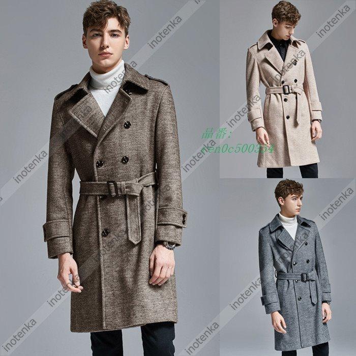 ダブルトレンチコート チェスターコート ウールコート メンズ ロングコート ラシャ メルトン ロング丈 ウールコート ビジネスジャケット かっこいい トレンチコート 秋冬 かっこいい 防寒着 高級感通勤 Z1uf6 Starストア