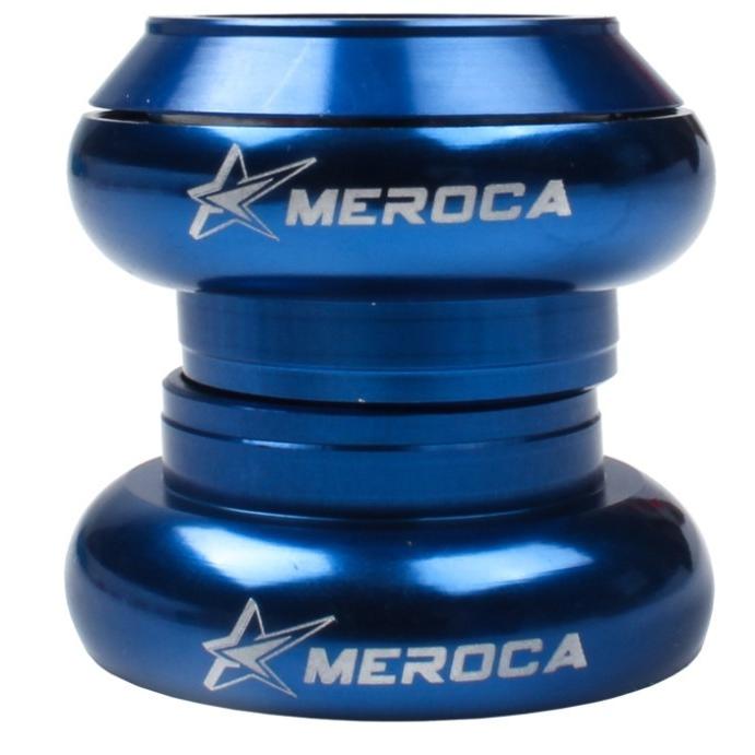 処分 MEROCA アルミ製 1インチ(25.4mm) ヘッドパーツ 約75g フレーム側29.6mm ブルー 1045 : STARSTAR ...
