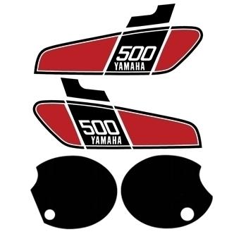 1976TAMAHA TT500デカールセット76TT500C-LGKIT-Y00230 バイク-車、バイク、自転車