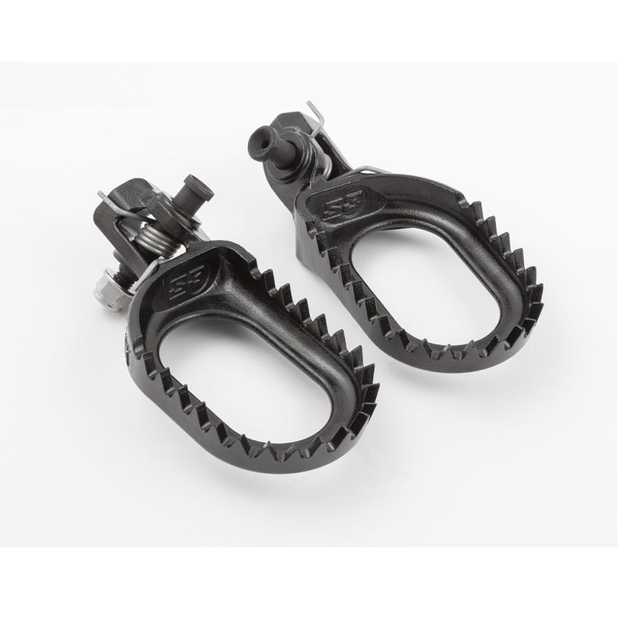 低重心5mm 後方に8mm S3 とにかく全てがハード 鋼鉄製ステップBETA/KTM 