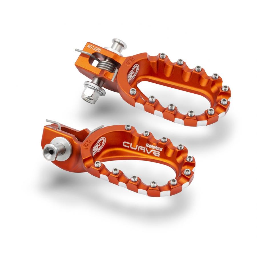 S3 HARDROCK CUAVE ペグ ハイポジション ハスクバーナ、KTM、GASGAS 