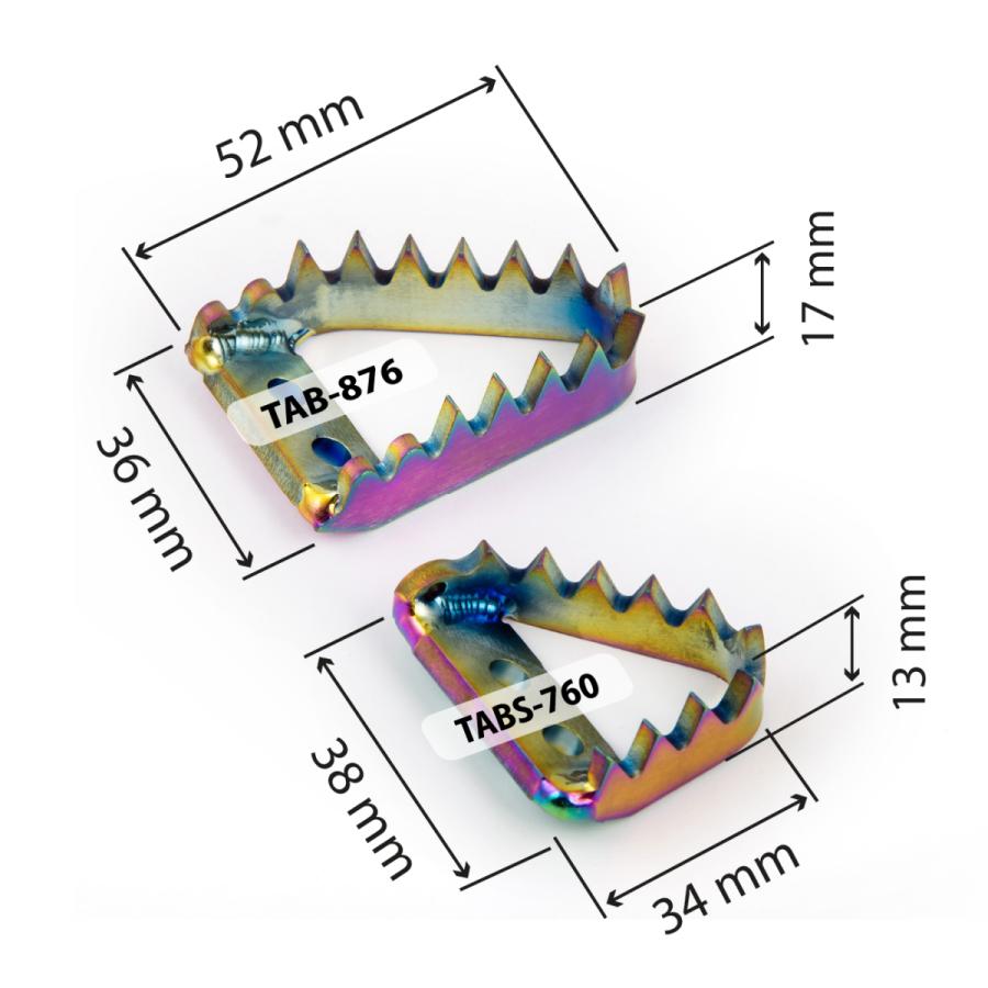 KTM SX(F)EXC(F)2017-2024 S3 チタンリアブレーキペダルチップ | 