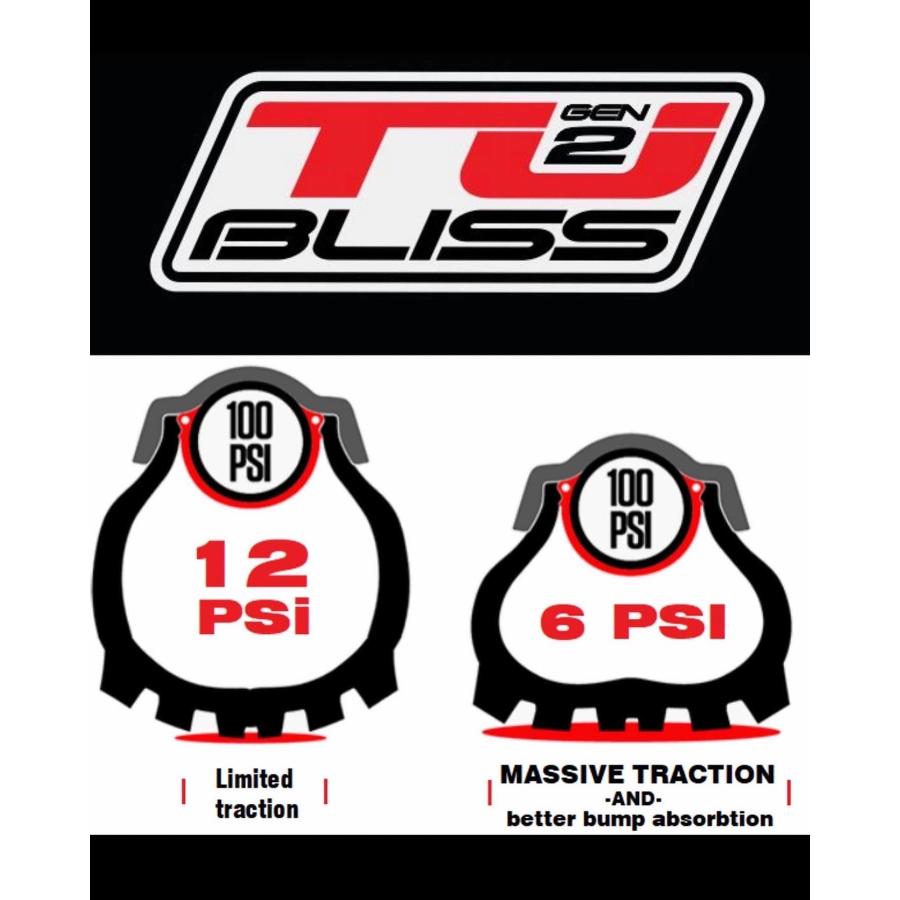 TUbliss Coreタブリス低空気圧でトラクションUPリア18inch