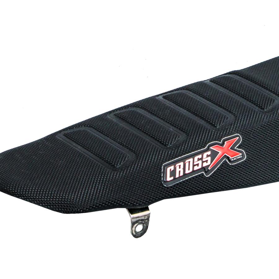 HONDA CRF250R/RX (22-25)/CRF450R/RX (21-25) CrossX Racing UGS-WAVE GRIPシートカバーBLACK/BLACK_1