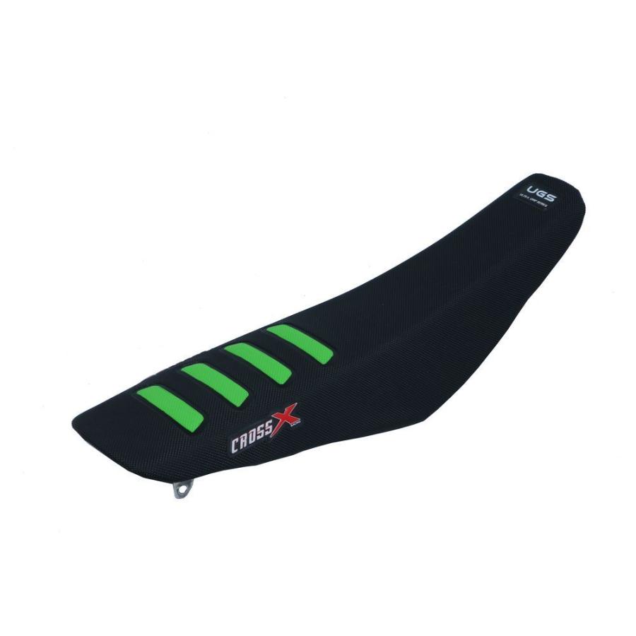 CrossX Racing UGS-WAVE GRIPシートカバーKAWASAKI KX450F 19-25 BLACK/GREEN