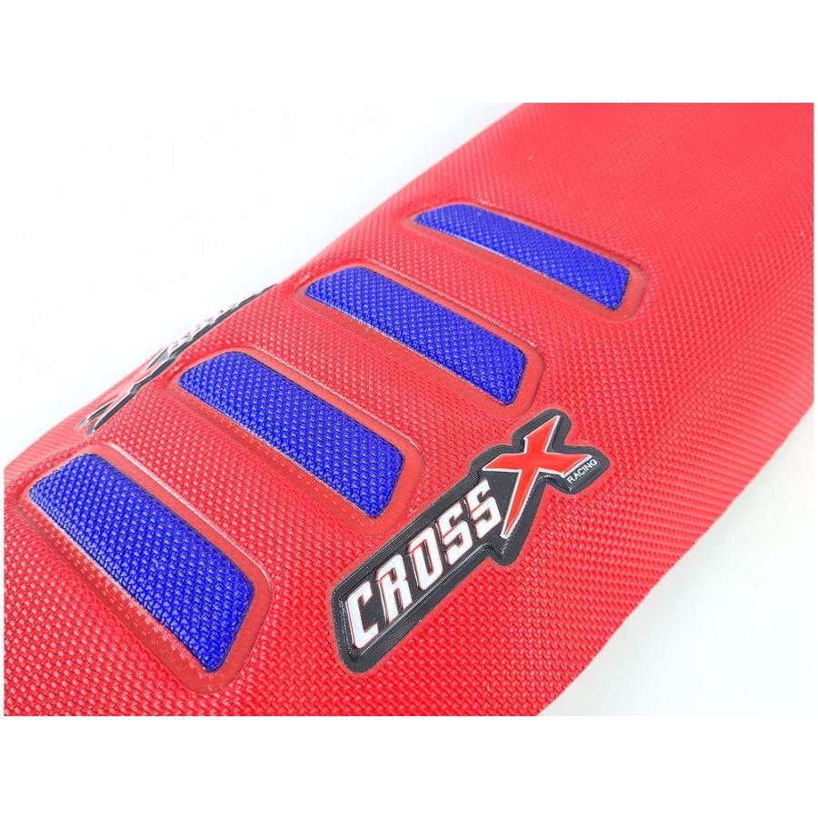 CrossX Racing UGS-WAVE GRIPシートカバーBETA RR 125/200/250/300 RS 390/430/500 13-19 RED/BLUE_1