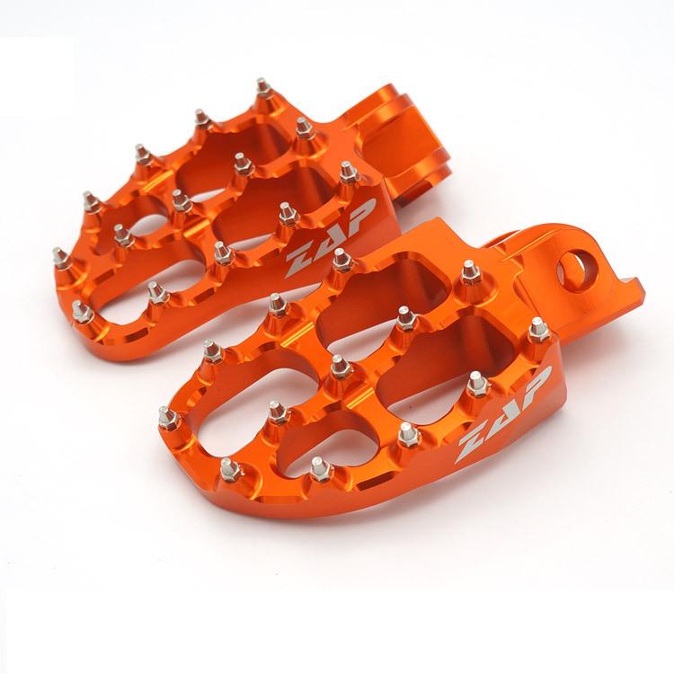 ZAPTECHNIXアルミビレットステップE-PEG KTM690 HUSQVARNA701 ORANGE