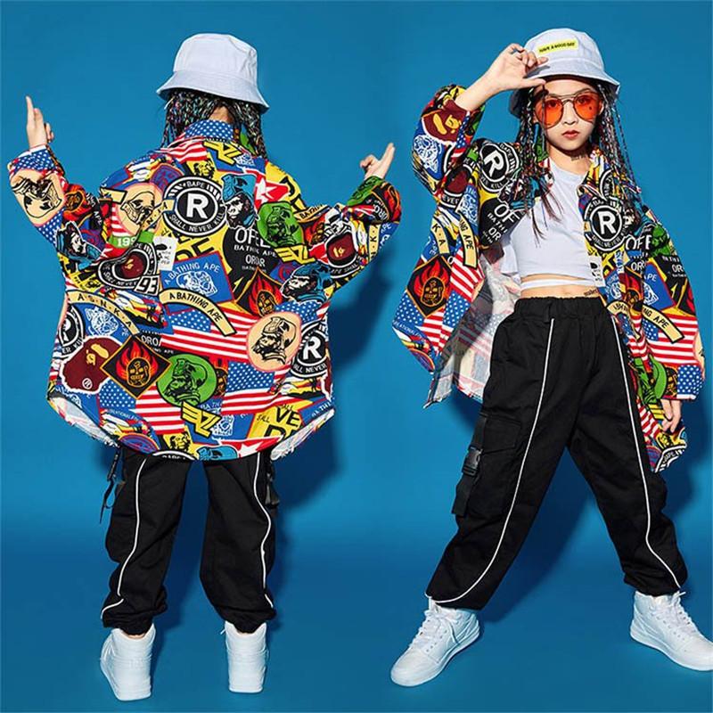 楽天最安値に挑戦 派手 ダンス衣装 キッズダンス衣装 ヒップホップ ダンスパーカー パンツ キッズ 韓国ファッション ロングパンツ 男の子 女の子ストリート 演出服 人気 新作 Materialworldblog Com