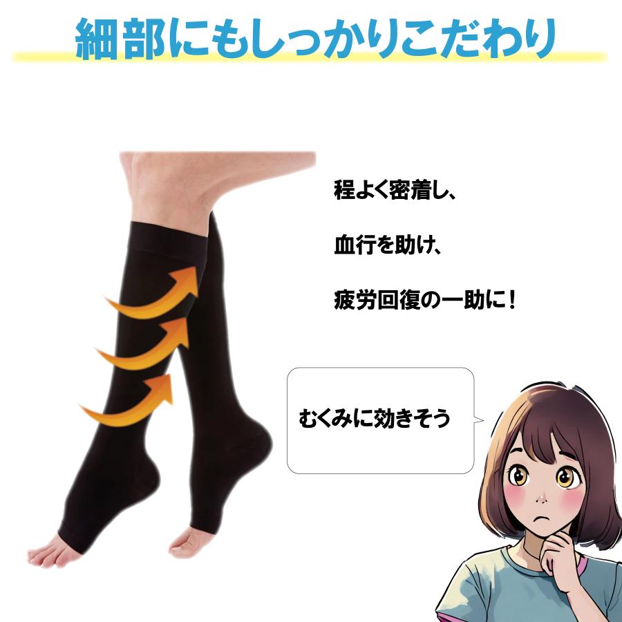 着圧ソックス 着圧レギンス 加圧ソックス 靴下 下肢静脈瘤 むくみ