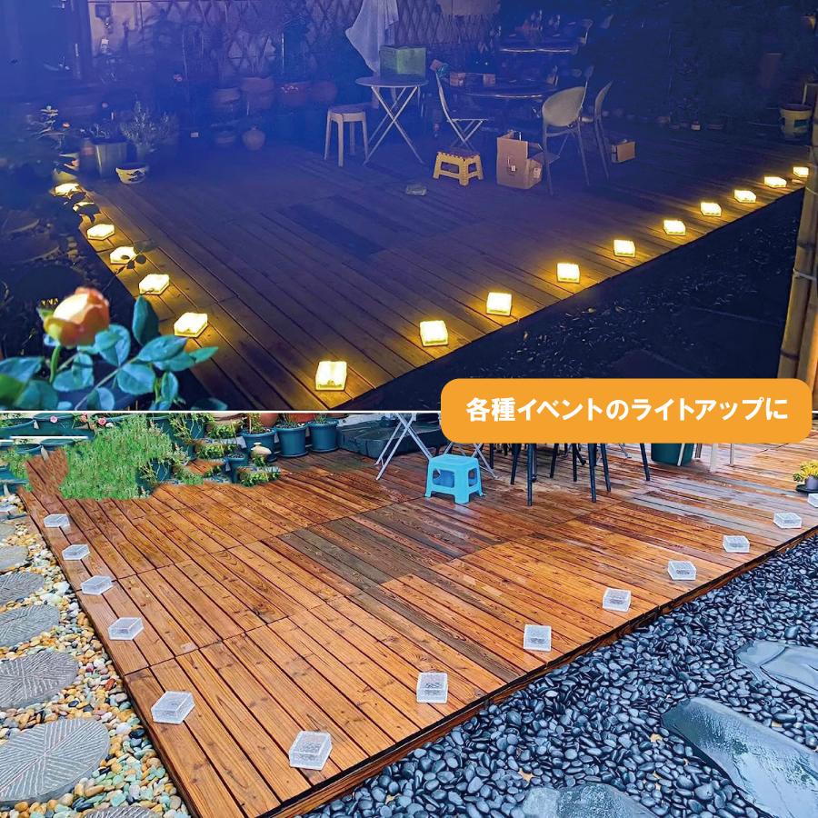 ソーラーライト 屋外 防水 ガーデンライト LED 4個セット おしゃれ センサーライト 屋外防水 室内 庭 屋外明るい 屋外おしゃれ 埋め込み 駐車場地面 |  | 14