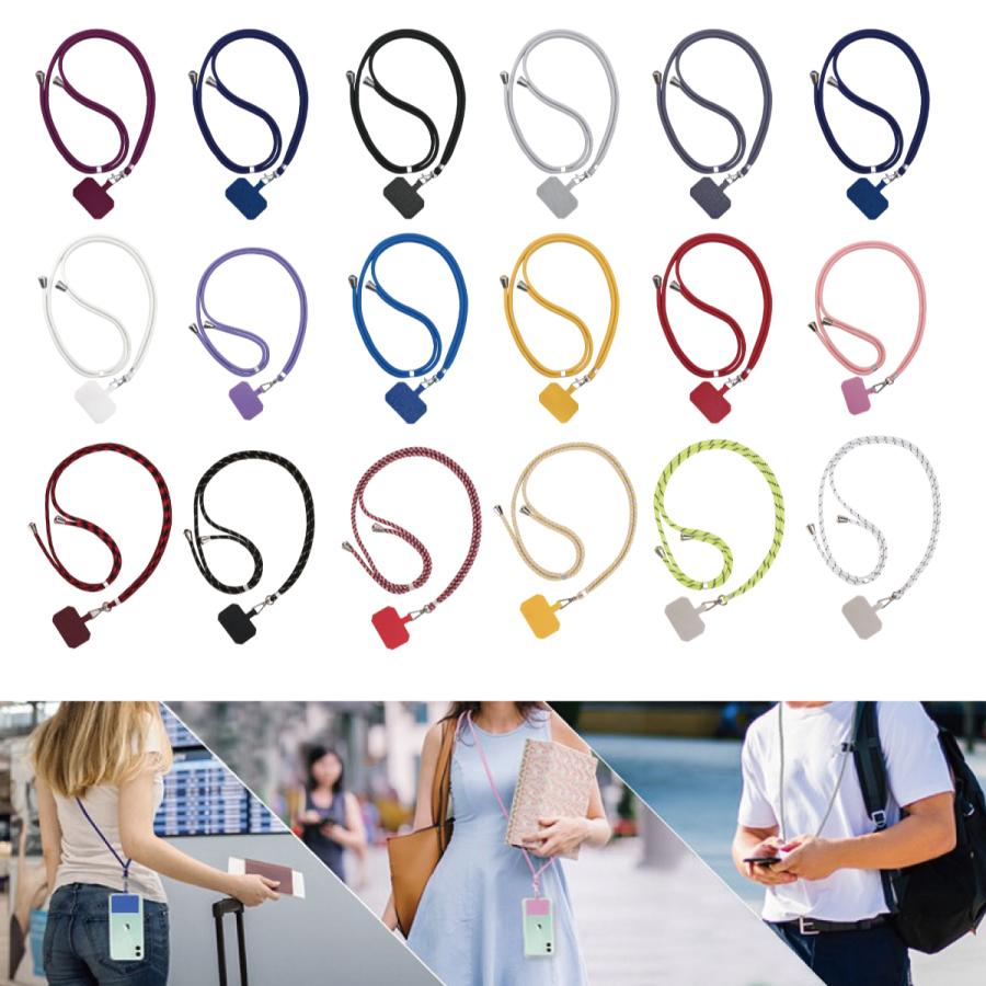 スマホショルダー スマホショルダーストラップ 紐 メンズ レディース キッズ アウトドア 軽量 ケース 斜めがけ iphone pro max ロング 長い スマートフォン | iPhone 14 Pro