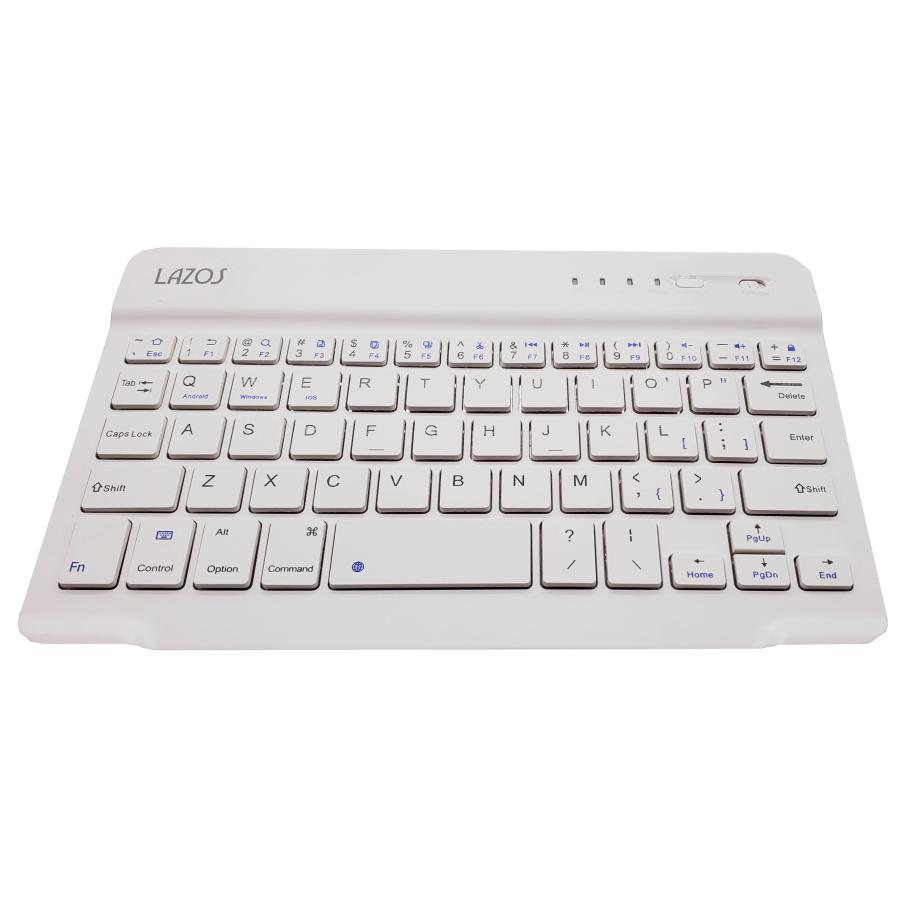 ワイヤレスキーボード キーボード bluetooth コンパクト パソコン 無線 充電式 パンタグラフ ブルートゥース ホワイト ブラック 白 黒 タブレット テンキーレス |  | 03