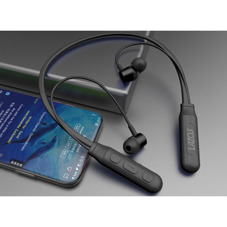 ワイヤレスイヤホン bluetooth イヤホン 首掛け ネックバンド型 iphone 完全 ブルートゥース イヤホン Bluetooth5.1 イヤホン iPhone 両耳 片耳 |  | 04