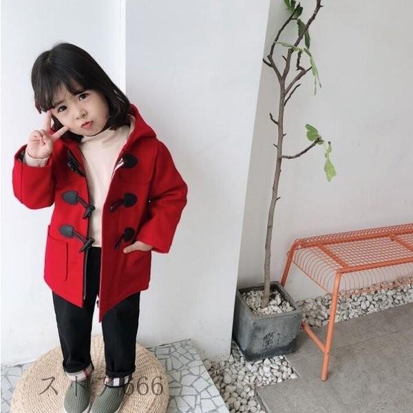 お気にいる 子供服 アウター 裏ボア コート ラシャコート 大きいボタン フード付き ロングコート ジャケット チェスターコート 冬服 女の子 ベビージャケット 裏起毛 安いそれに目立つ Raloffshore Com