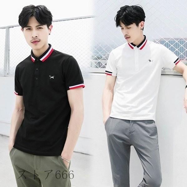 激安大阪 ポロシャツ Tシャツ メンズ 夏 半袖 トップス ポロシャツ カットソー 無地 かっこいい ポロ カジュアル 通勤 ポロシャツ M 3xl ホワイト ブラック 夏新作 売り出しアウトレット Www Superavila Com
