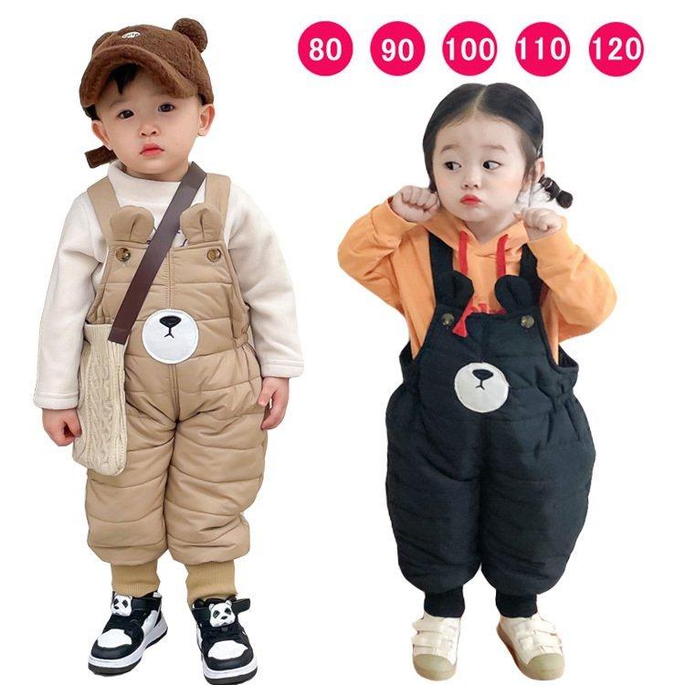 く日はお得 サロペット 女の子 男の子 子ども服 ロンパース 防寒対策 保温 子供服 冬服 秋服 防寒着 雪遊び ジャンプスーツ バーオール ダウンパンツ キッズ ロンパース カバーオール サイズ 90 Www We Job Com