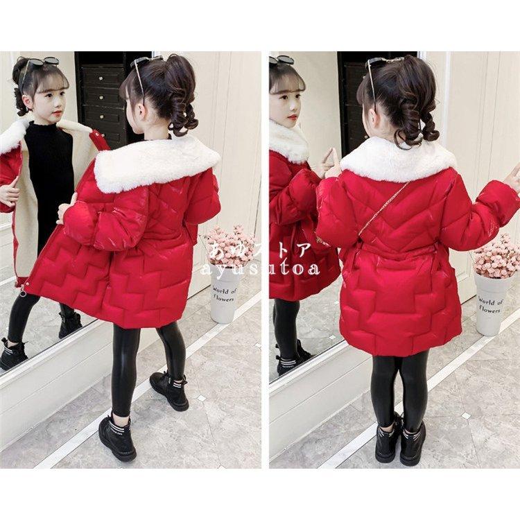 中綿コート キッズ 子供服 女の子 冬服 アウター ダウン風コート 綿入り 中綿ジャケット ロングコート パーカー チュニック ジャンパー 暖かい おしゃれ 可愛い 爆売りセール開催中