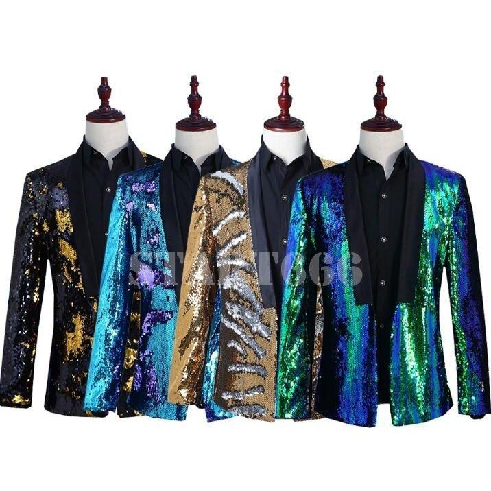 人気絶頂 メンズ スパンコール ジャケット タキシード ダンススーツ ステージ衣装 トップス ヒップホップ 舞台衣装 発表会 結婚式 ウェディング 即日出荷 Www Fedelatina Org