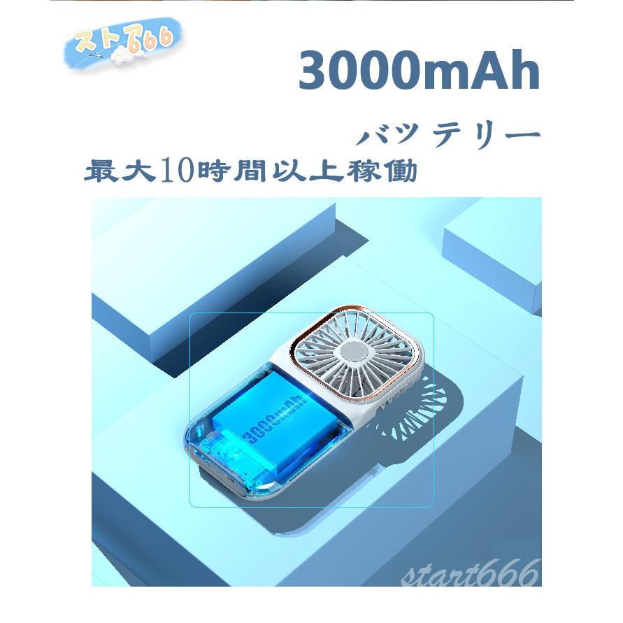 扇風機 ファン 小型 デスクファン 首掛け扇風機 手持ち扇風機 折りたたみ式ハンディファン スマホスタンド機能 Usb充電式 日本語取扱説明書付き Xxl ストア666 通販 Yahoo ショッピング