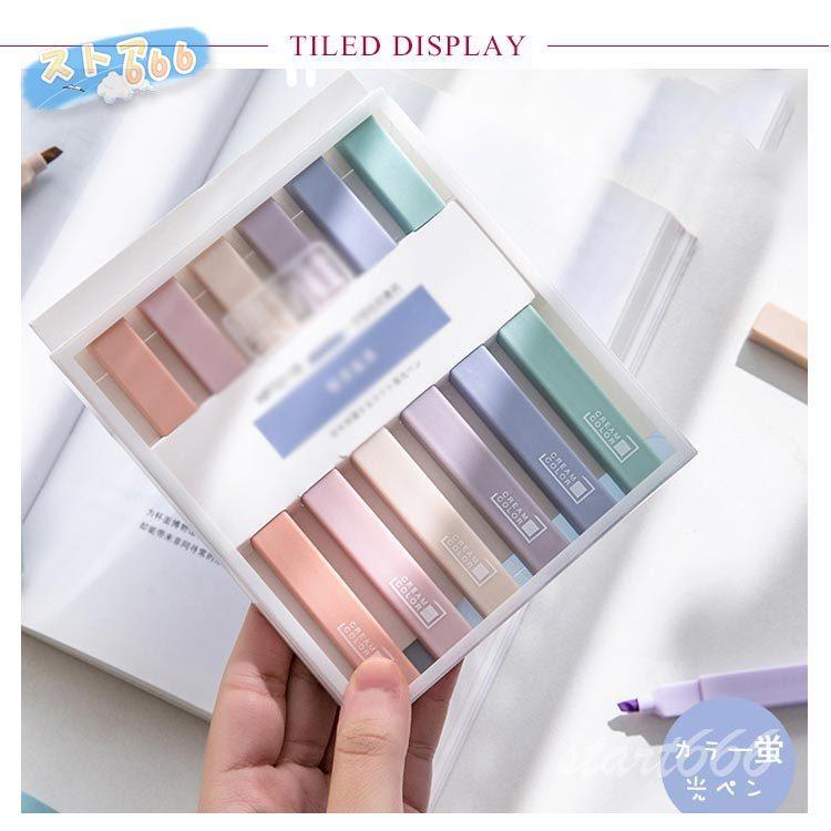 6色のペンのセット 学生 オフィス用の蛍光ペン A1 最高級のスーパー